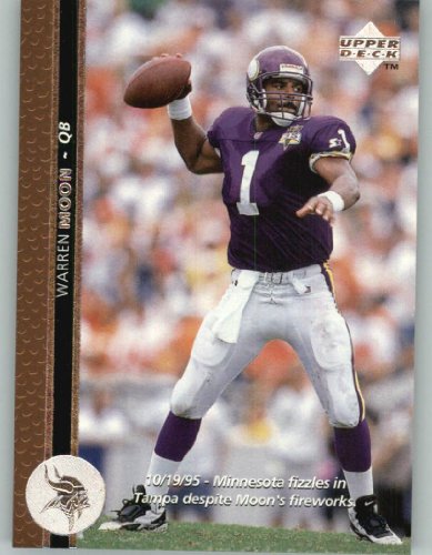 1996 Upper Deck #137 Warren Moon - Minnesota Vikings (Football Cards)