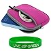Portable Hard Drive Sleeve Case for Western Digital My Passport Essential USB 2.0 WDMER4000TN - Large Neoprene Sleeve - Magenta