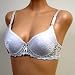  : Art-Beau $16 White Floral Mold Cup Bra #9002 sz 38AA