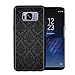 Black Damask Print for Samsung Galaxy S8 2017 Case Cover by Atomic Market