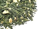 Ginger Green Tea. Gourmet Japanese Green Tea w/ Real Ginger. Net Wt: 1 lb. (Makes 200 Cups)