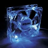 Mad Dog Multimedia Crystal Fan with Blue Lights (MD-80MM-4LED-F) (MD-80MM-4LED-F)