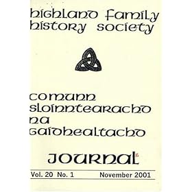 Journal : Highland Family History Society by