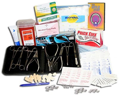 Body Piercing Kit with DVD