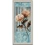 Arctic White Mum Chic Shabby Floral Wall D�cor Panel by Wilder Rich Picture Art Print FRAMED