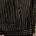 Striped Wool Flannel Pleated Trouser