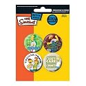 Simpsons - Button Set Springfield's Citizen (in 3,8 cm)