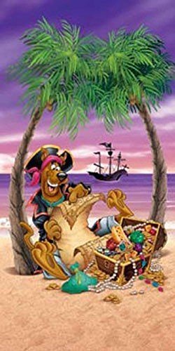 Scooby-Doo Pirate Beach Towel
