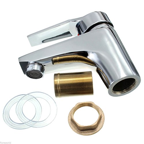 Touch 0700538069967 Chrome Basin Cold Hot Mixer Water Tap