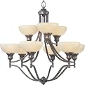 Fairlawn 9 Light Chandelier - Peruvian Bronze