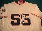TIM LINCECUM SIGNED AUTOGRAPHED JERSEY SAN FRANCISCO GIANTS COA + PROOF PHOTO