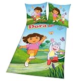 Herding 445340050 Bettw&auml;sche Dora / 80 x 80 + 135 x 200 cm / Linon