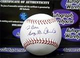 George Steinbrenner Autographed/Hand Signed MLB Baseball inscribed The Boss (PSA/DNA)