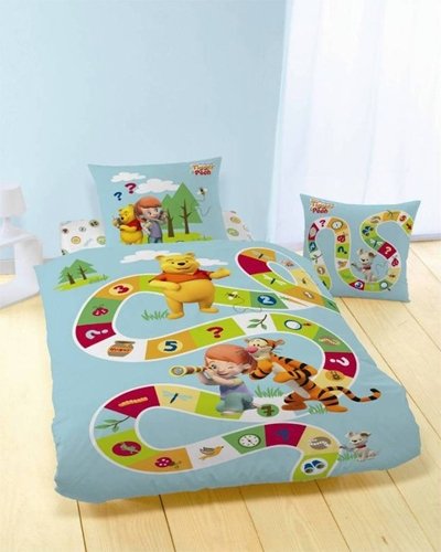 DISNEY Kinderbettwäsche Winnie Mystery 135x200cm