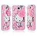 EpicGadget (TM) Luxury 3D Bling Crystal Diamond Handmade Flower Miss Kitty Fairy Tale Case For Samsung Galaxy S4 i9500 With Free Galaxy S4 i9500 Screen Protector (Pink)