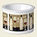 Dip Chiller ~ Evening in Paris~ double ceramic bowl design ~ code 800
