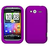 Cbus Wireless Purple Silicone Case / Skin / Cover for T-Mobile HTC Wildfire ....