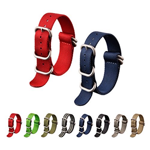 Ritche 2pc 18mm watch band with 1.5mm thickness quality…