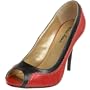 Michael Antonio Women's Keana Open-Toe Pump,Red,9 M US