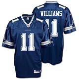 Youth Roy E. Williams #11 Dallas Cowboys NFL Replica Jersey by Reebok (Navy-White)(Size=X-LARGE)