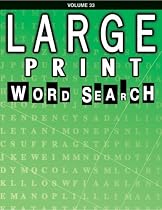 Large Print Word Search: Volume 33