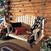 4' Porch Swing Seat - with Chain Set