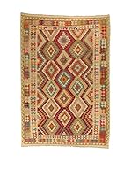 Design Community By Loomier Alfombra Kelim Kaudani Big (Beige/Multicolor)