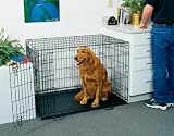 Midwest Life-Stages 42-by-28-by-31-Inch Folding Double-Door Metal Dog Crate