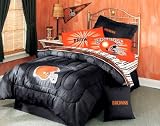 NFL Cleveland Browns - Black Denim Bedskirt - Twin/Single Size