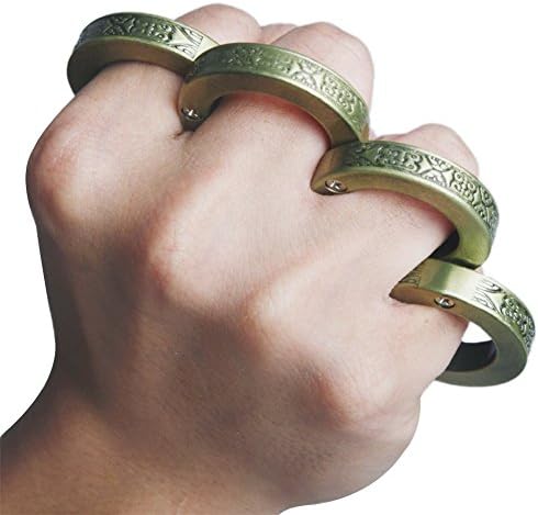 Outdoor Survival Equipments Multifunction Self-defense Ring Magic Ring Multipurpose Self Defense Tools by ONEON - Brass