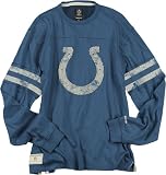 Reebok Indianapolis Colts Royal Vintage Applique Throwback Shirt (XL=48)