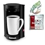 Cuisinart � Commercial 1-cup Coffeemaker - Black (includes 250 Colombia Supremo Pods)
