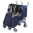 Twin Jogging Stroller Rain Cover - Navy