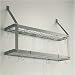 Rogar Potracks Hammered Steel Double Wine Rack