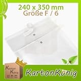 Produkt-Bild: 100 x Luftpolsterversandtaschen Weiss Gr. F / 6 [ 240 x 350 mm ] Luftpolstertaschen Versandtaschen +KartonK&ouml;nig&reg; Fruchtgummi