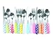 Present time Assorted Colors Polka Dots Cutlery Set, 16-Piece