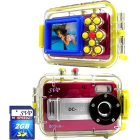 SVP Acqua DC-1231R 12MP Max. Digital Still Camera with waterproof case (2GB High Speed SD Card Included)