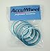 AccuWheel ACHR72-5710M Aluminum Wheel Hub Centric Rings (72.62mm OD to 57.10mm ID) - Pack of 4 Hubrings