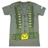 GI JOE FLINT COSTUME Soft Military Green Licensed Cotton Tee at Blue Devil Clothing