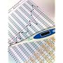 Professional Digital Ovulation (basal) Thermometer reads to 2 decimal places in Fahrenheit with fertility plan chart