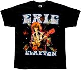 Eric Clapton black t-shirt Psychedelic Space tee (X-Large)