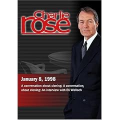Charlie Rose with Gina Kolata; Lee Silver & Jon Gordon; Eli Wallach (January 8, 1998)