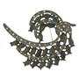 Art Deco Swirl Brooch Pin