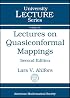 Lectures on Quasiconformal Mappings (University Lecture Series)