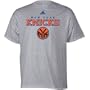 adidas New York Knicks Ash True Court T-shirt (Medium)