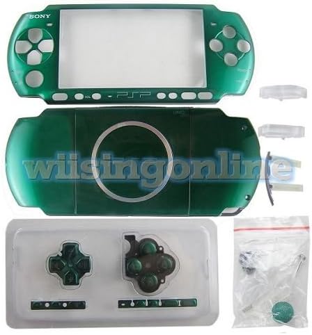 PSP3000 Housing Shell Case with Button Set for SONY PSP 3000"Green"