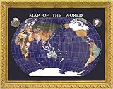 Piearth　ピィアーズ 宝石 世界マップシリーズ 61タイプ ラピス P61MAP-LPの画像