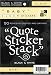 DCWV Black and White 4-3/8 Inch by 7 Inch 10 Sheets Clear Sticker Quote Stack, Baby