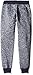 Southpole Big Boys' Jogger Pants Basic Fleece Solid Clean in Colors, Marled Navy, Small