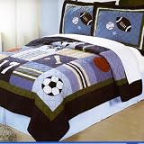 Pem America All State Twin Quilt with Pillow Sham